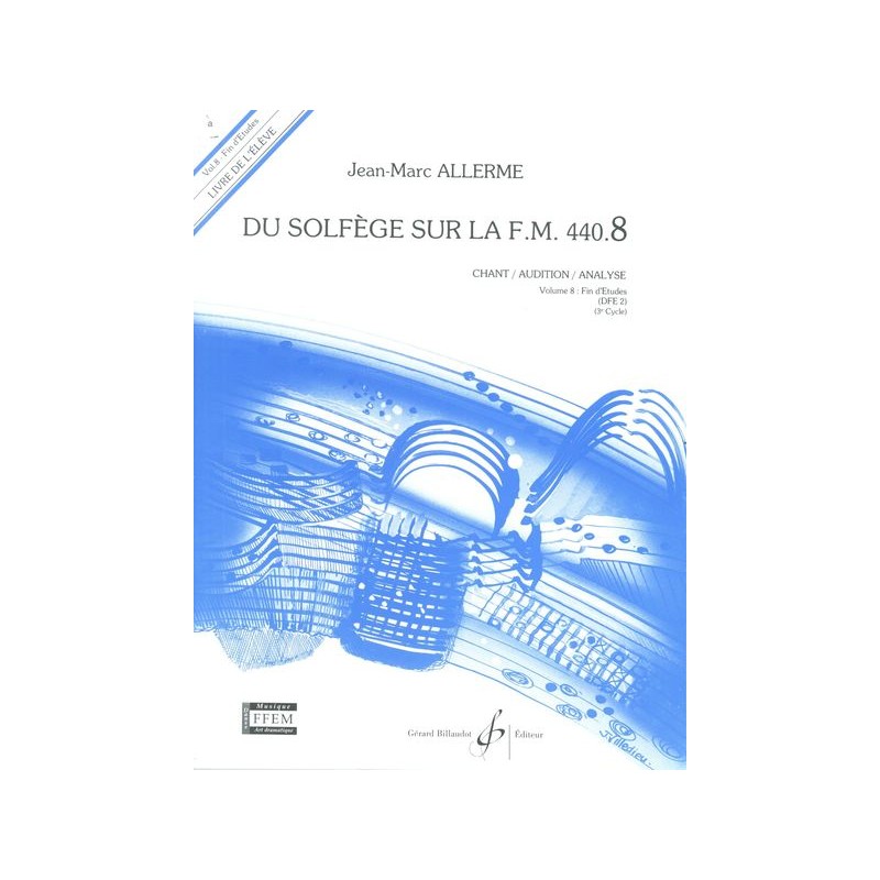 DU SOLFEGE SUR LA FM.440.8 (CHANT/AUDUTUIN/ANALYSE