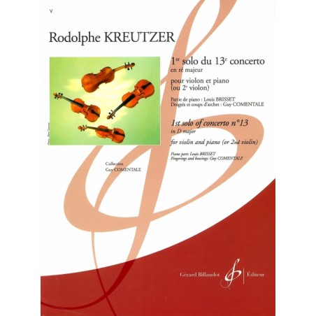 PREMIER SOLO DU CONCERTO 13 RE MAJEUR