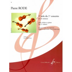 PREMIER SOLO DU CONCERTO 1 RE MINEUR