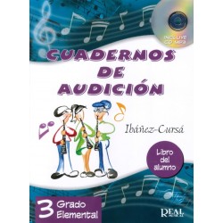 CUADERNOS DE AUDICION 3 GRADO ELEMENTAL (ALUMNE)