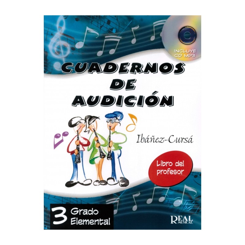 CUADERNOS DE AUDICION 3 GRADO ELEMENTAL (PROFE)