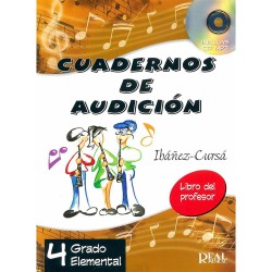 Cuadernos de Audicion 4 Grado elemental (Profesor)