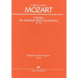 LITANIAE DE VENERABILI ALTARIS SACRAMENTO KV.125