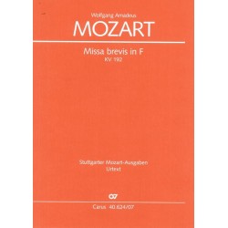 MISSA BREVIS IN F KV.192