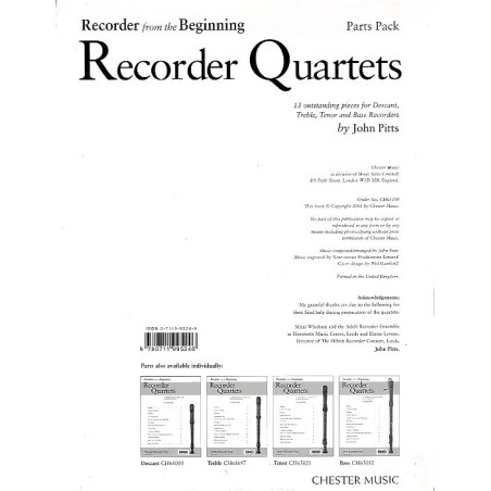 RECORDER QUARTETS