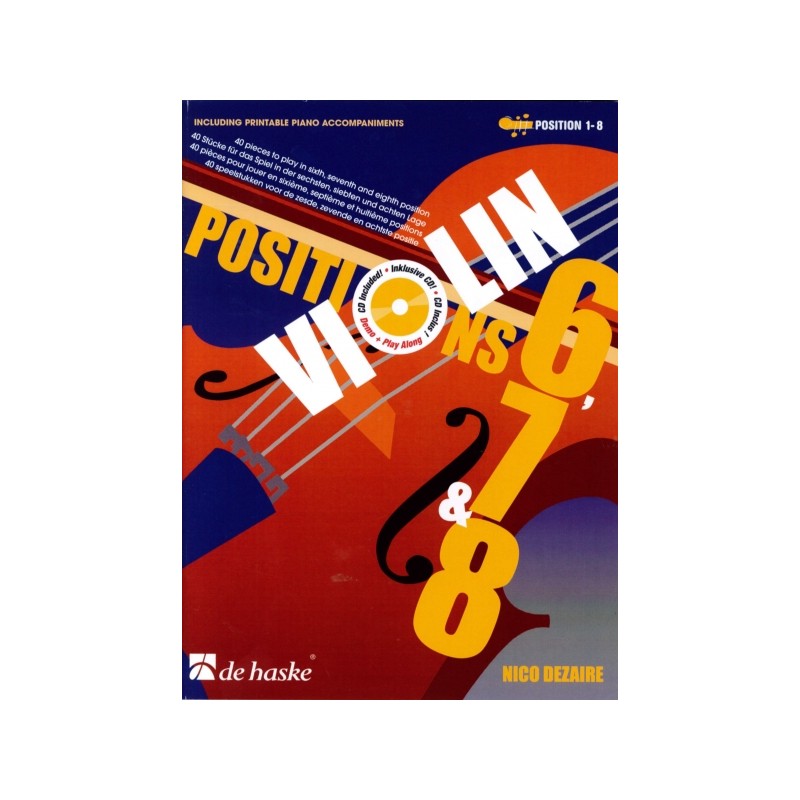 POSITIONS VIOLIN 6, 7 & 8