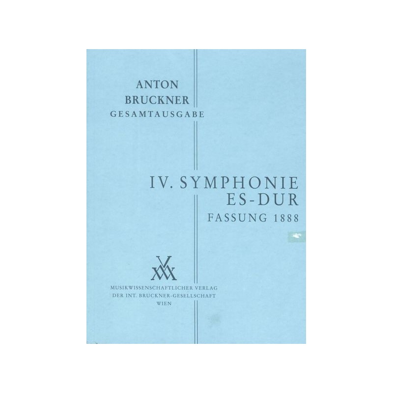 SYMPHONIE 4 ES-DUR FASSUNG 1888