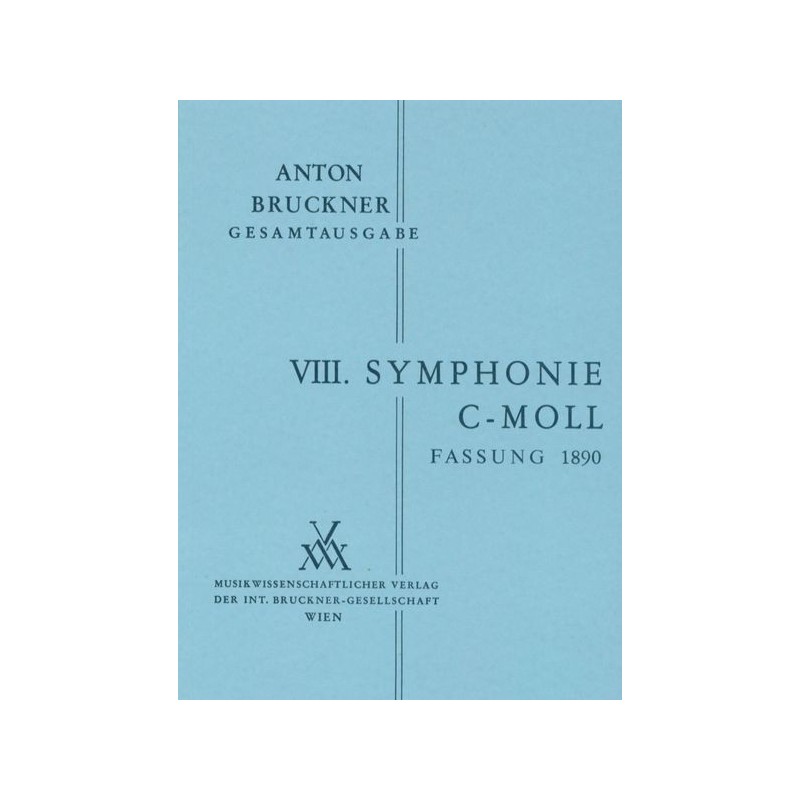 SYMPHONIE 8 C-MOLL FASSUNG 1890