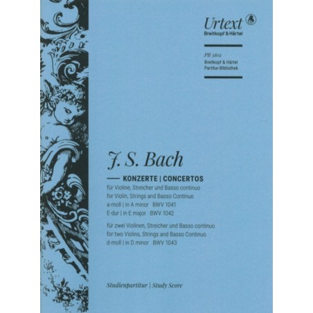 KONZERTE BWV.1041-1042-1043