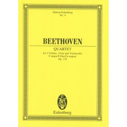 STREICHQUARTETT F DUR OP 135