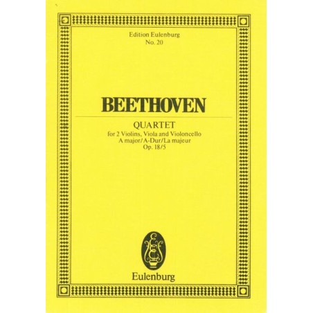 STREICHQUARTETT OP 18/5