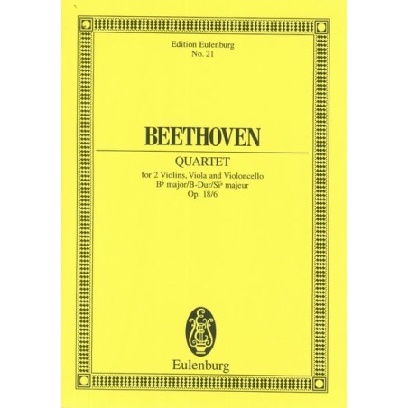 STREICHQUARTETT OP 18/6