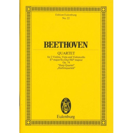 STREICHQUARTETT ES-DUR OP.74 "HARP QUARTET"