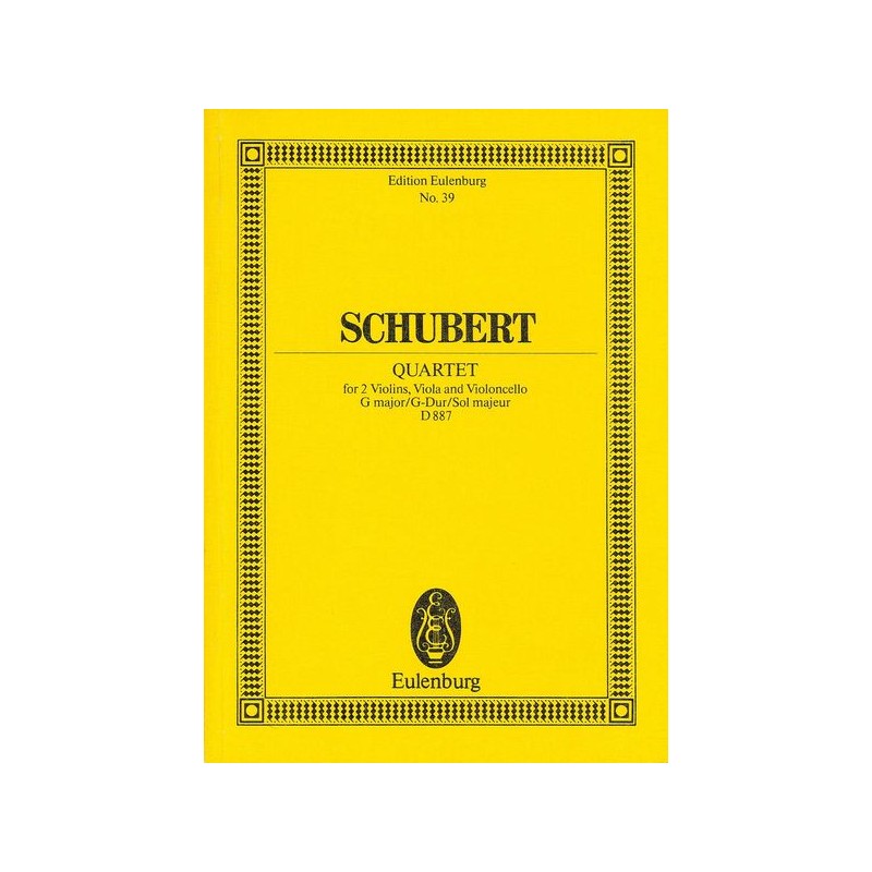 STREICHQUARTETT G-DUR OP.161