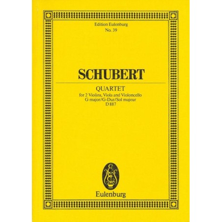 STREICHQUARTETT G-DUR OP.161