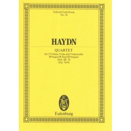 STREICHQUARTETT B-DUR OP.76/4