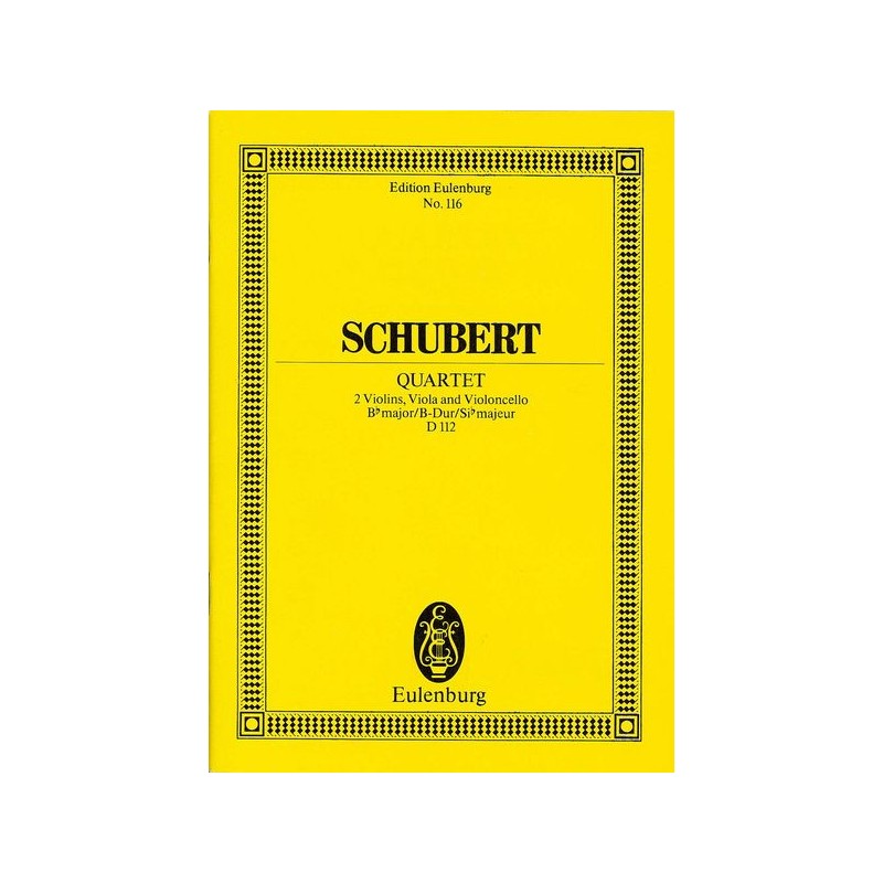 STREICHQUARTETT B-DUR OP.168