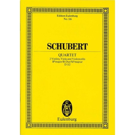 STREICHQUARTETT B-DUR OP.168