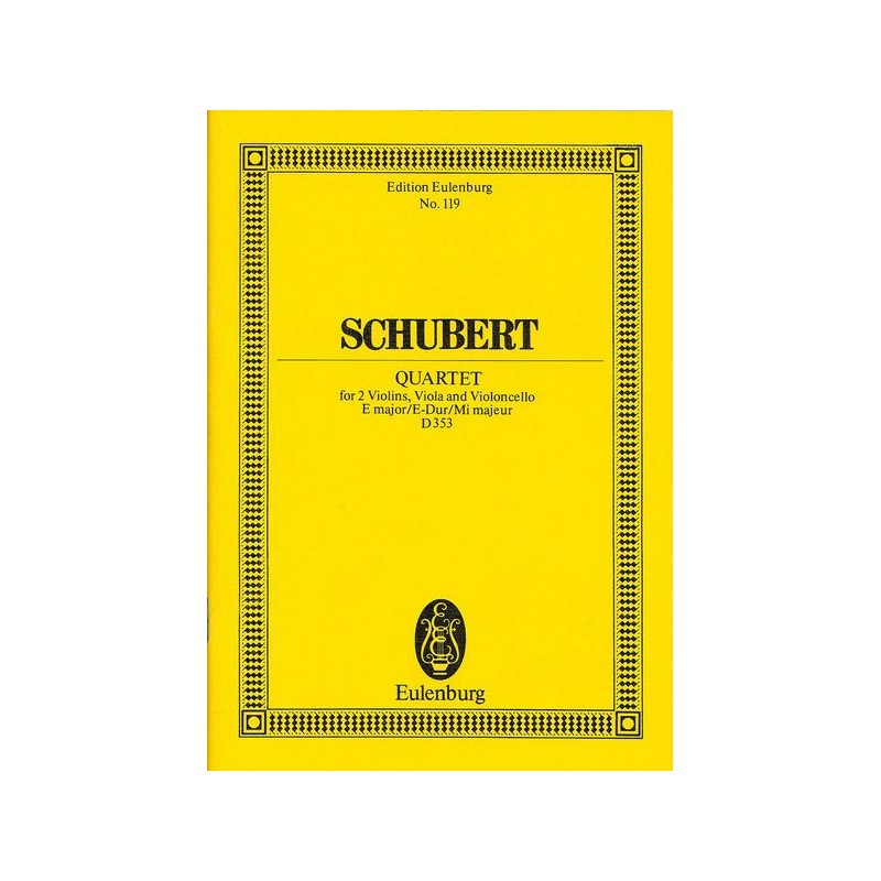 STREICHQUARTETT E-DUR OP.125