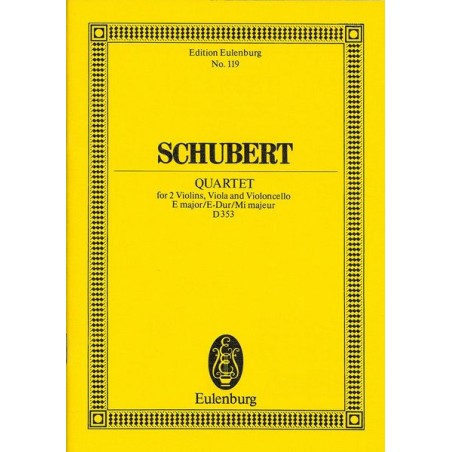 STREICHQUARTETT E-DUR OP.125