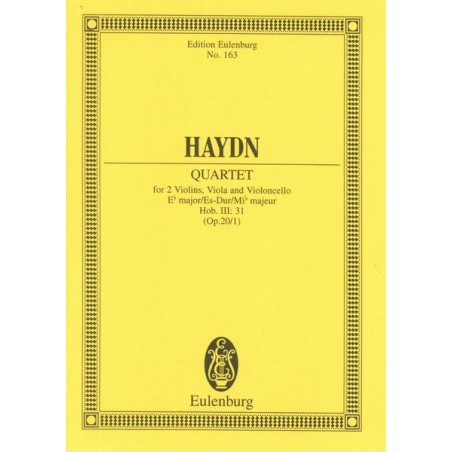 STREICHQUARTETT ES-DUR OP.20/1