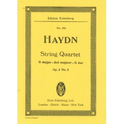 STREICHQUARTETT G-DUR OP.3/3