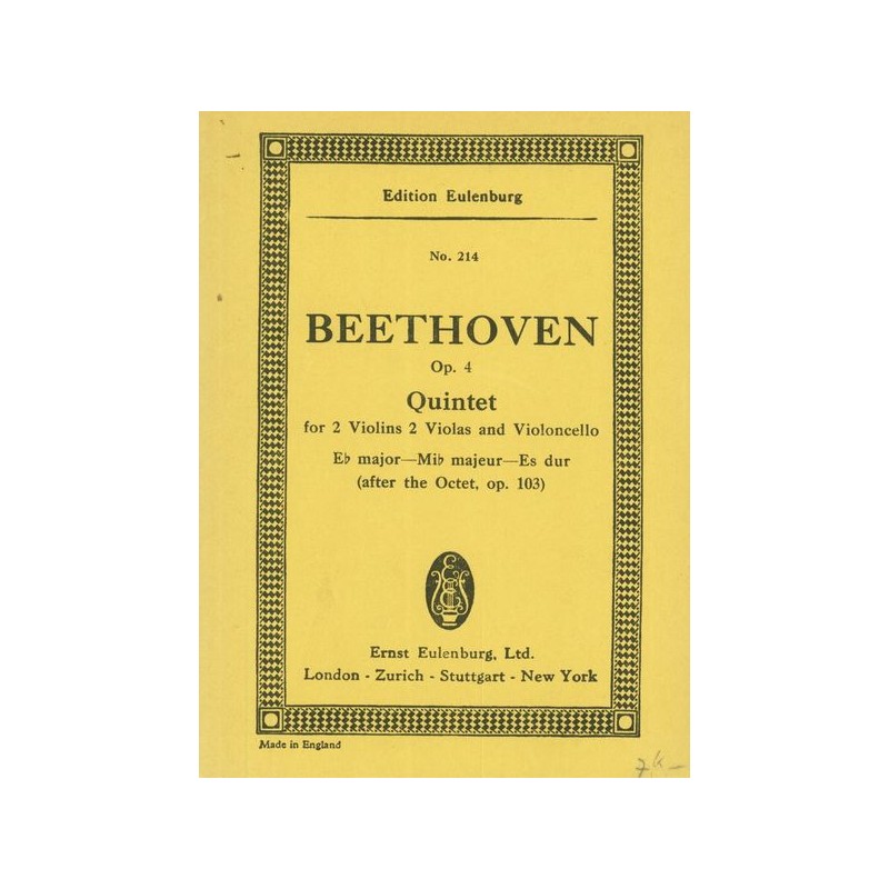 STREICHQUINTETT OP.4