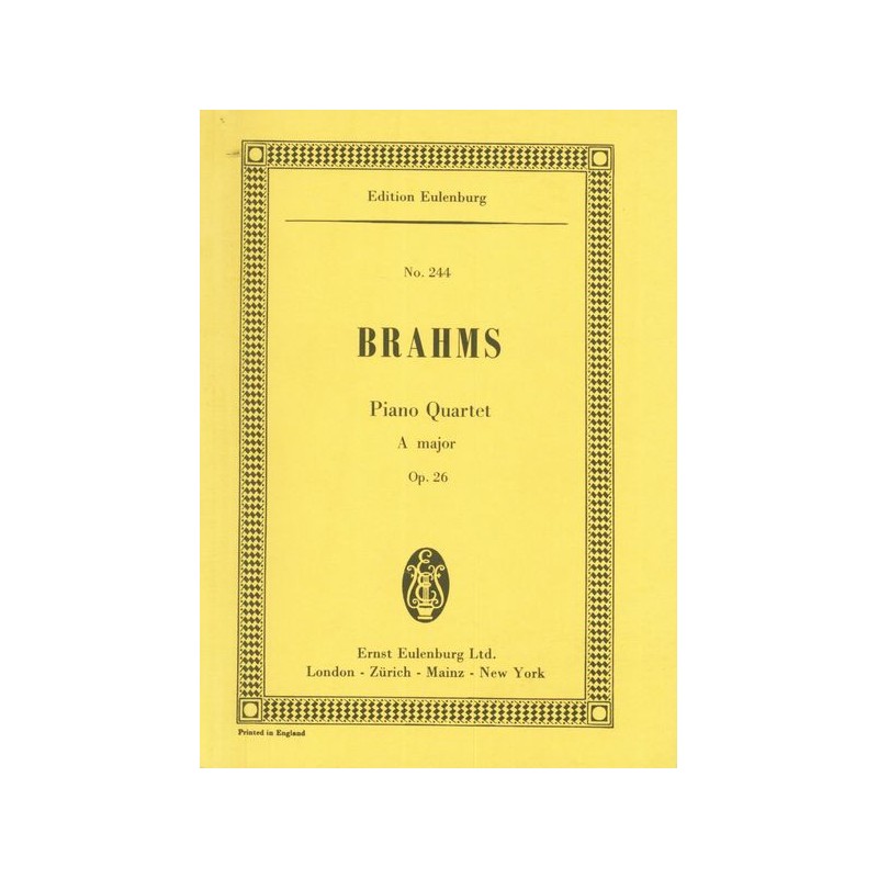 KLAVIERQUARTETT OP.26