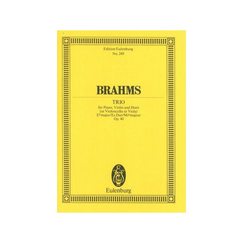 KLAVIERTRIOS OP.40