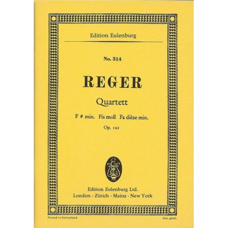 STREICHQUARTETT F-MOLL OP.121