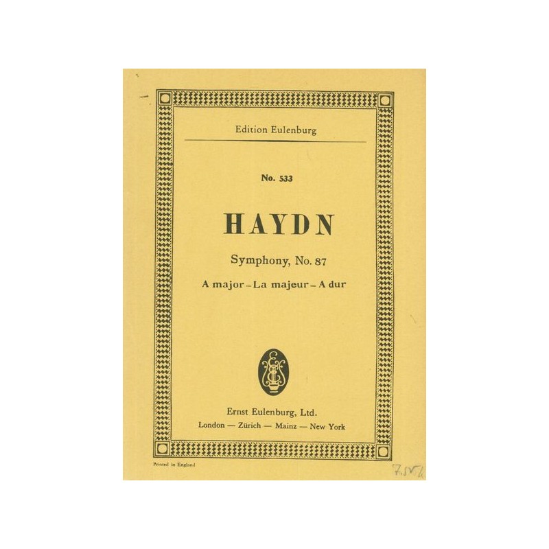 SYMPHONY 87 A-DUR