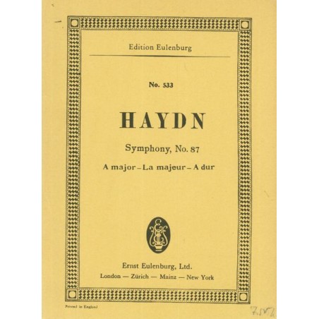 SYMPHONY 87 A-DUR