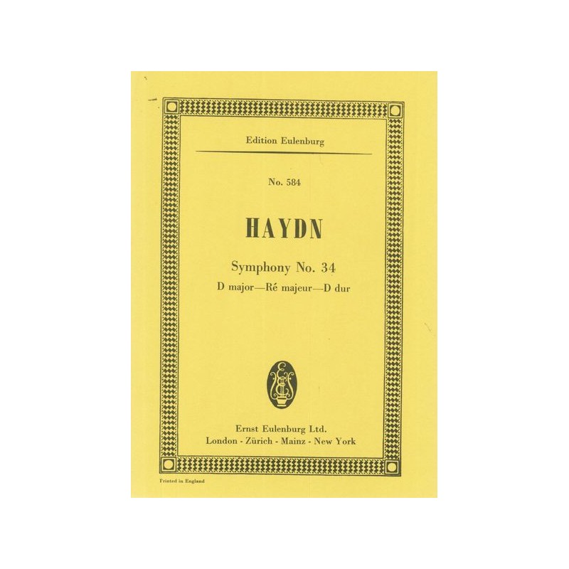 SYMPHONY 34 D-DUR