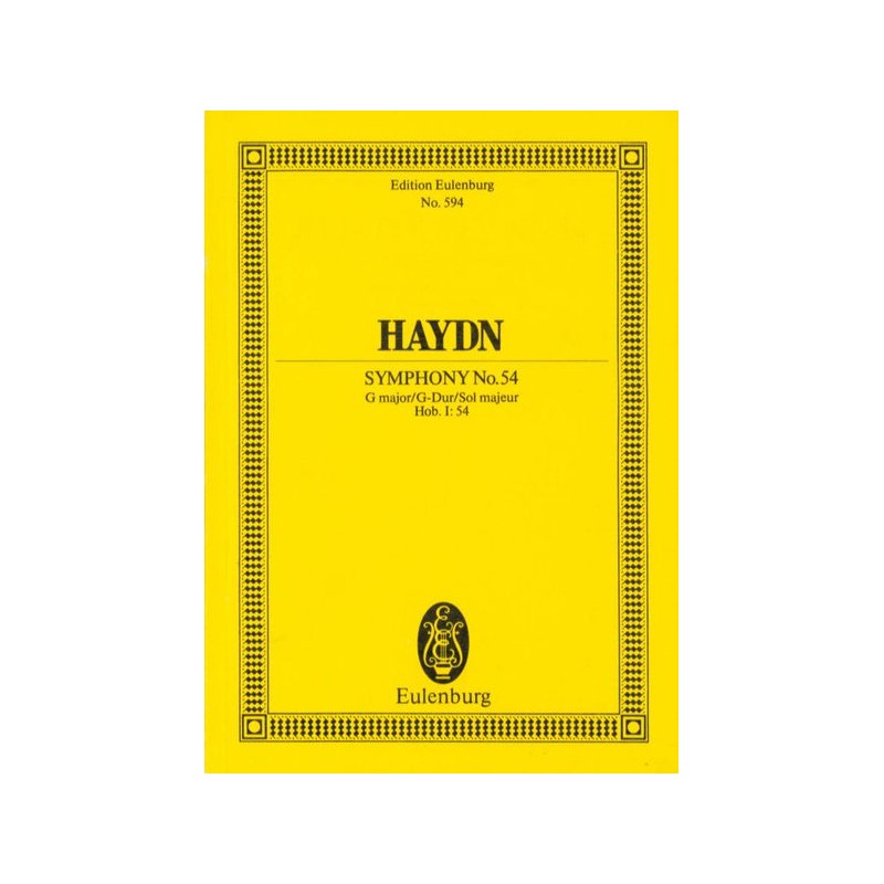 SYMPHONY G-MAJOR HOB.I:54