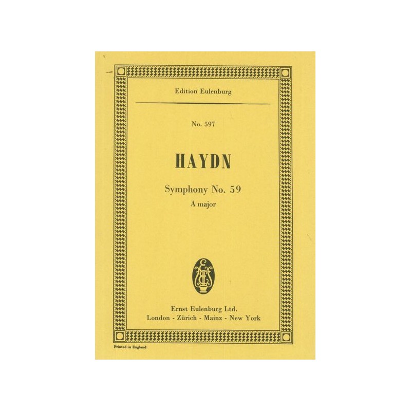 SYMPHONY 59 A-DUR
