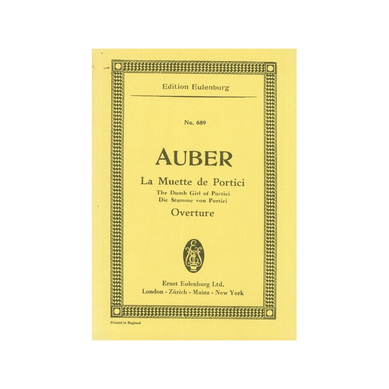 LA MUETTE DE PORTICI - OVERTURE