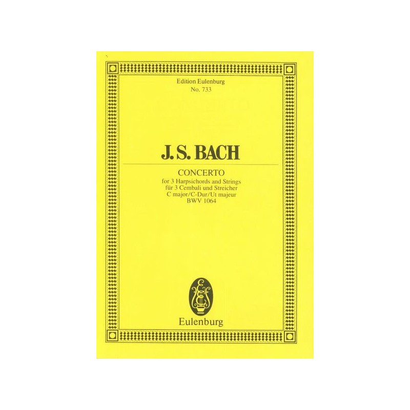 KONZERT C DUR BWV 1064