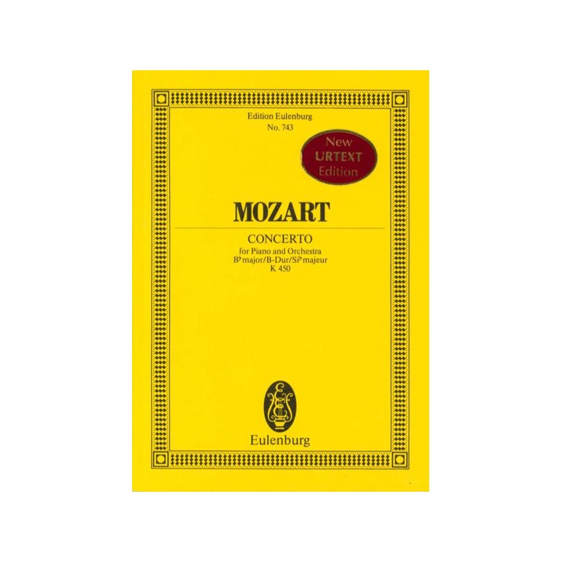 KLAVIERKONZERT B-DUR K.450