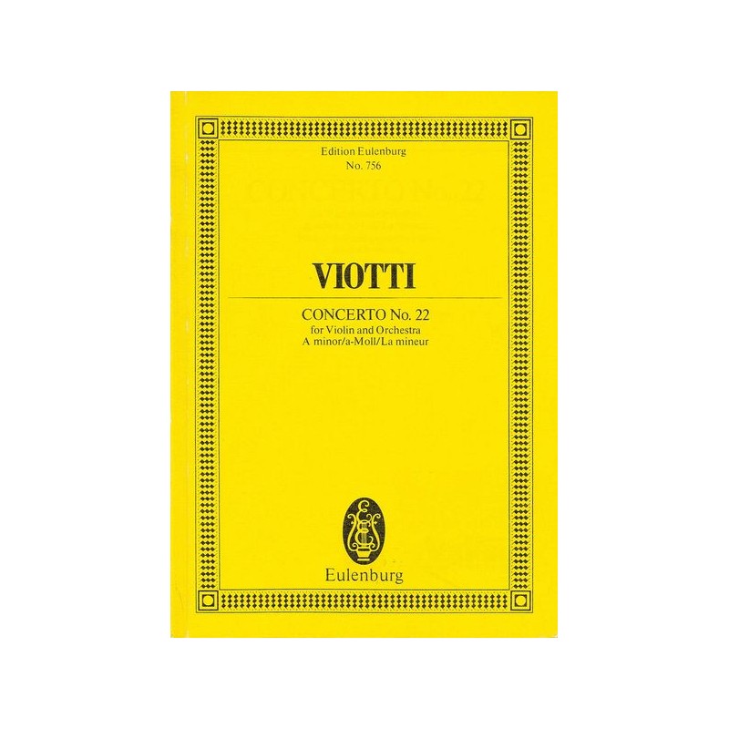 VIOLINKONZERT 22 A-MOLL