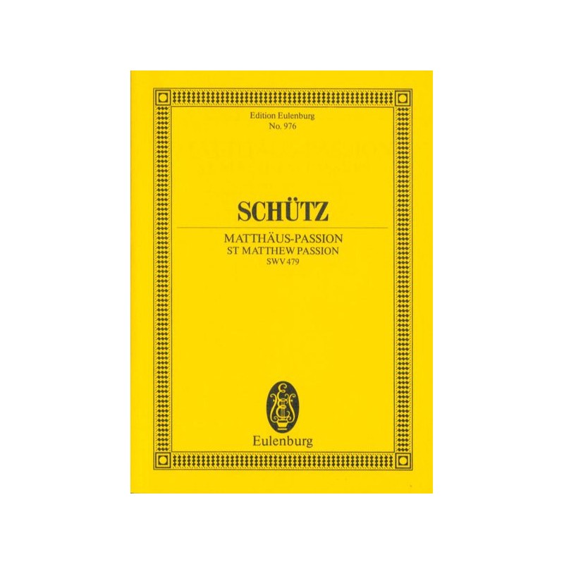 MATTHAUS PASSION SWV.79