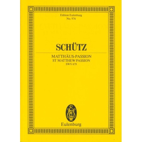 MATTHAUS PASSION SWV.79