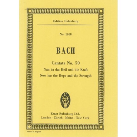 CANTATA 50 "NOW HAS THE HOPE AND THE STRENGTH"