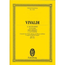 AUTUMN F-DUR OP.8/3 RV.293