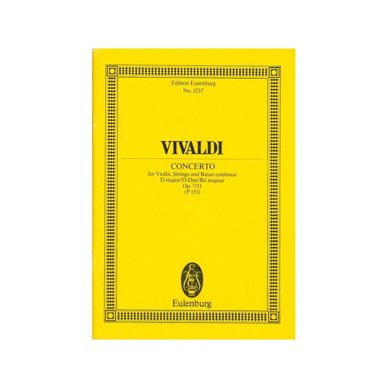 VIOLINKONZERT D-DUR OP.7/11