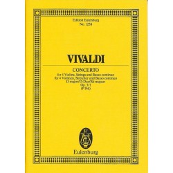 CONCERTO FOR 4 VIOLINS D-DUR OP.3/1