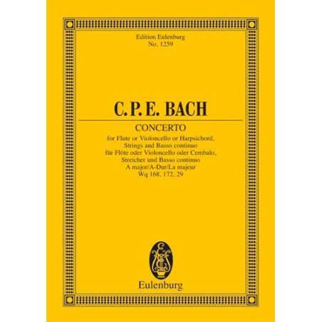 CONCERTO A-DUR WQ.168-172-29