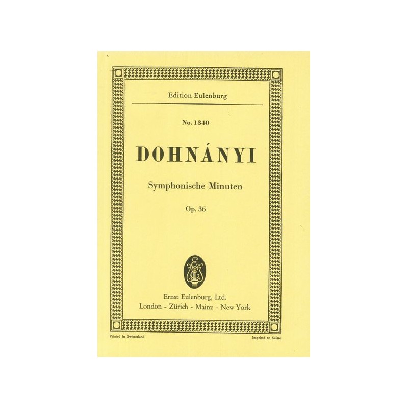 SYMPHONISCHE MINUTEN OP.36