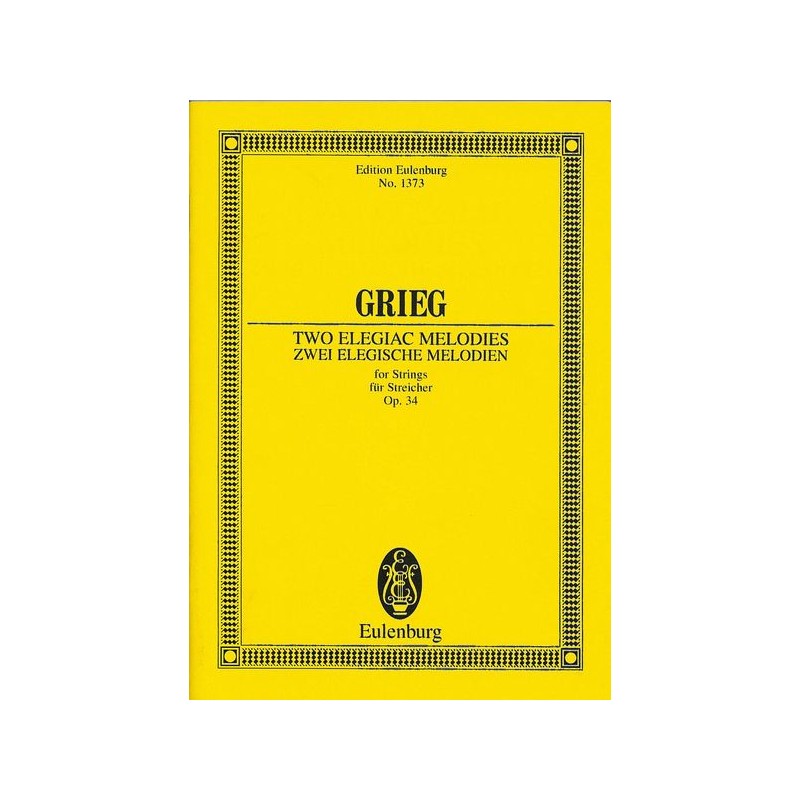 TWO ELEGIAC MELODIES OP.34