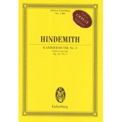 KAMMERMUSIK 4 OP.36/3 (VIOLIN CONCERTO)
