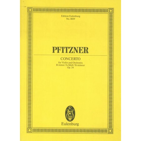 VIOLINKONZERT OP 34